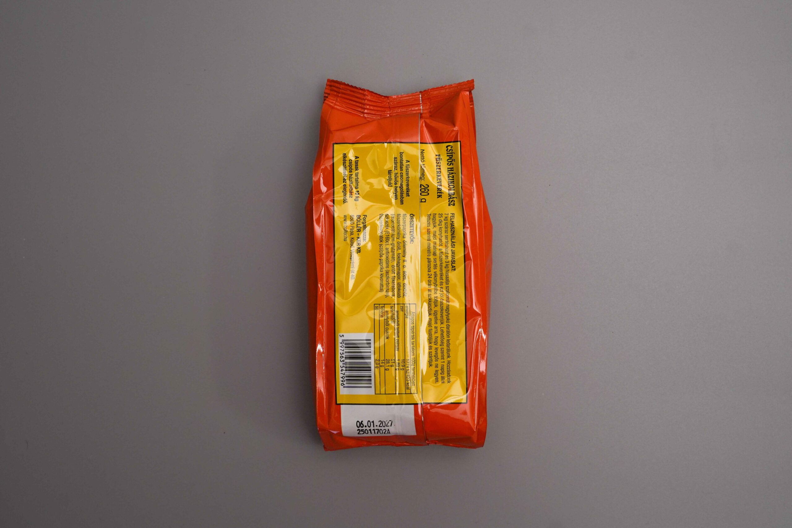 csípősházikolbász